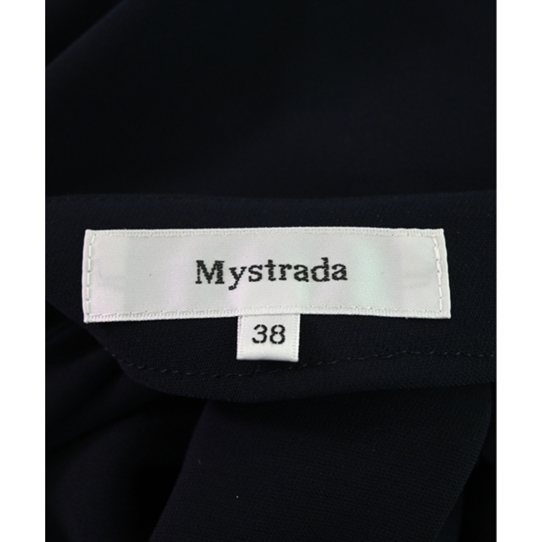 Mystrada(マイストラーダ)のMystrada マイストラーダ ワンピース 38(M位) 紺 【古着】【中古】 レディースのワンピース(ひざ丈ワンピース)の商品写真