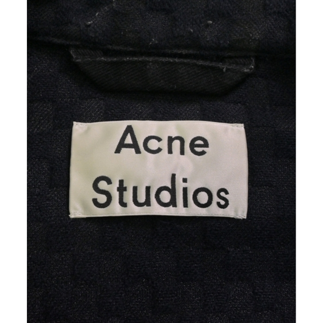 Acne Studios(アクネストゥディオズ)のAcne Studios ブルゾン（その他） 46(M位) 黒x紺(総柄) 【古着】【中古】 メンズのジャケット/アウター(その他)の商品写真