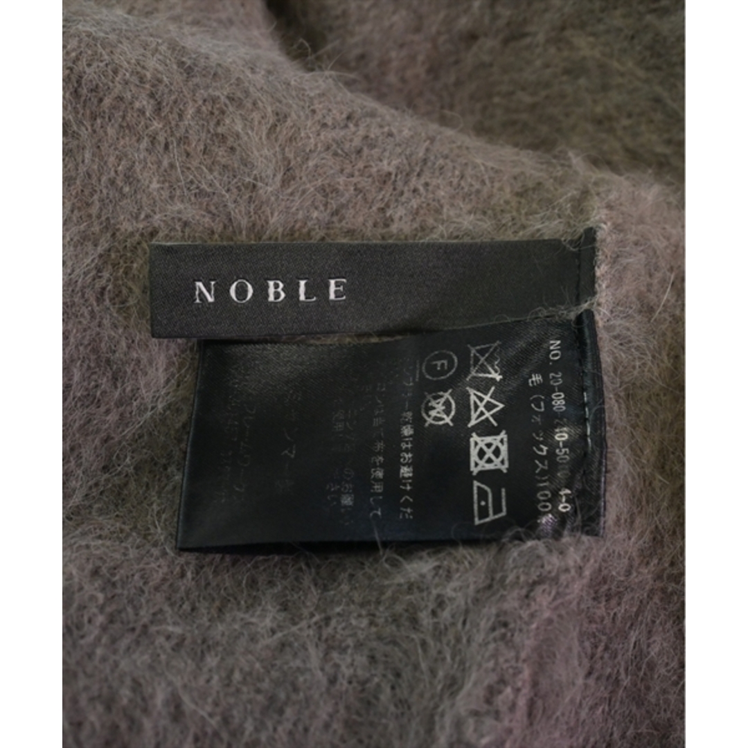 Noble(ノーブル)のNOBLE ノーブル ニット・セーター F 茶 【古着】【中古】 レディースのトップス(ニット/セーター)の商品写真