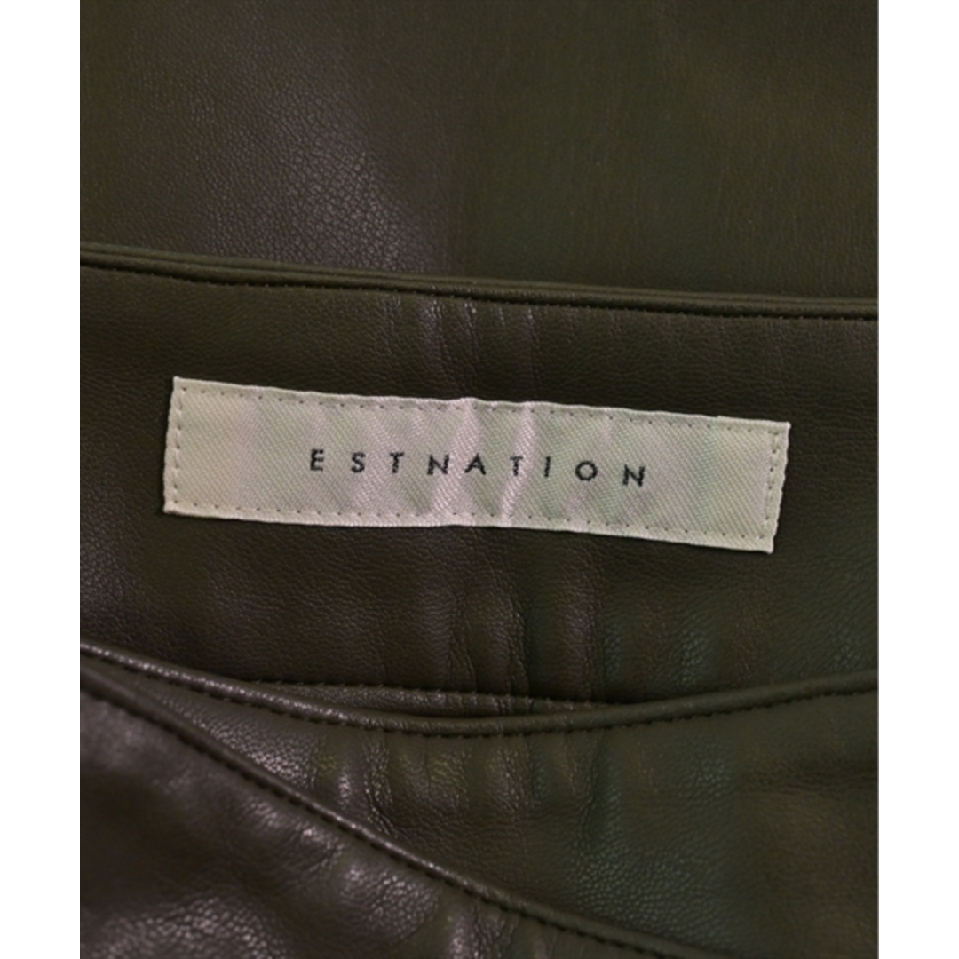 ESTNATION(エストネーション)のESTNATION ロング・マキシ丈スカート 34(XS位) カーキ 【古着】【中古】 レディースのスカート(ロングスカート)の商品写真