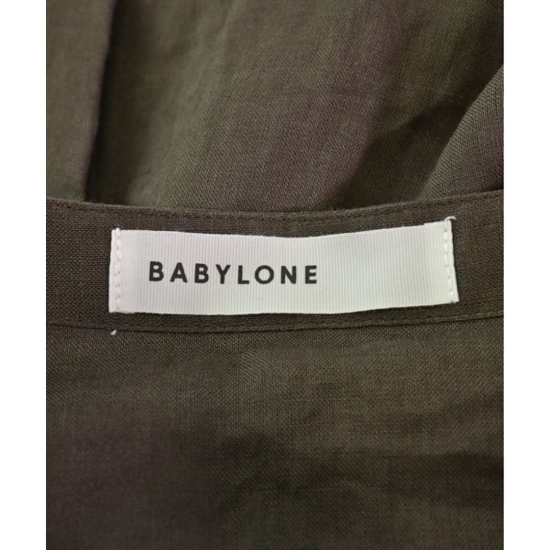 BABYLONE(バビロン)のBABYLONE バビロン シャツワンピース 38(M位) こげ茶 【古着】【中古】 レディースのワンピース(その他)の商品写真