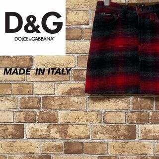 DOLCE&GABBANA - ドルチェ&ガッバーナ　ドルガバ　イタリア製　ミニスカート　ポケットコーデュロイ