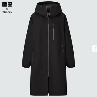 UNIQLO - 美品 UNIQLO　セオリー 　ブロックテックコート  XLサイズ  ブラック