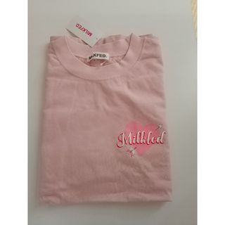 ミルクフェド ビッグTシャツ ゆったり X-girl 綿100 コットン100