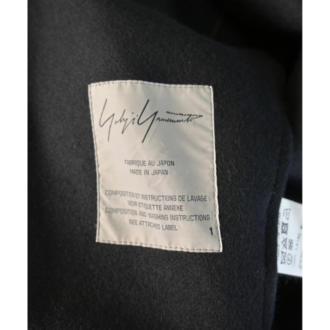 Yohji Yamamoto(ヨウジヤマモト)のYOHJI YAMAMOTO ヨウジヤマモト コート（その他） 1(XS位) 黒 【古着】【中古】 レディースのジャケット/アウター(その他)の商品写真