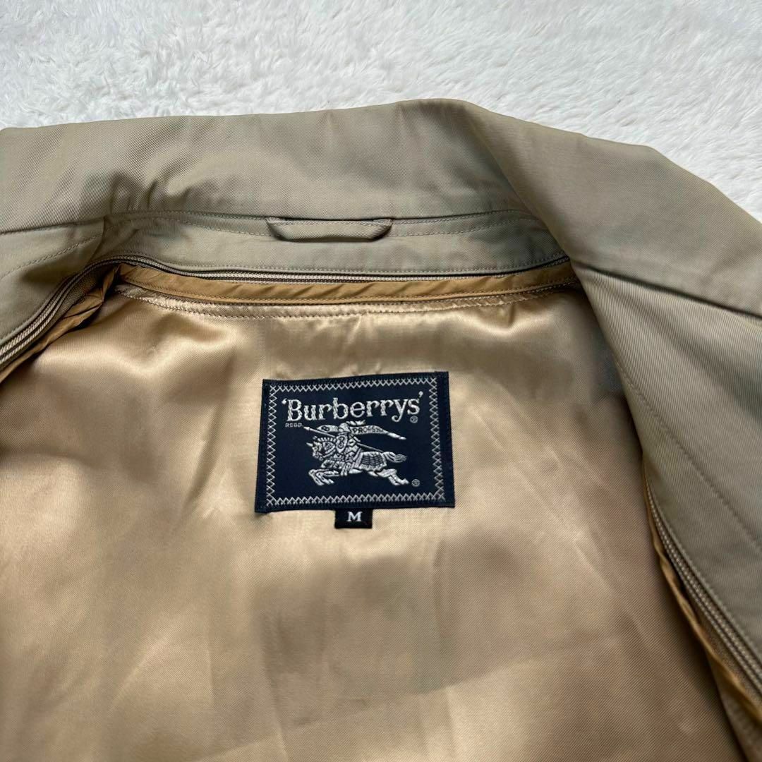 BURBERRY(バーバリー)のバーバリーズ✨ライナー付ヴィンテージステンカラーコート ノバチェック Mサイズ メンズのジャケット/アウター(ステンカラーコート)の商品写真