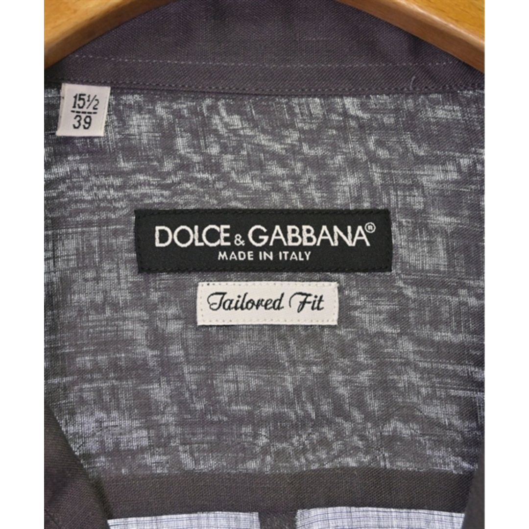 DOLCE&GABBANA(ドルチェアンドガッバーナ)のDOLCE&GABBANA カジュアルシャツ 39(M位) グレー 【古着】【中古】 メンズのトップス(シャツ)の商品写真