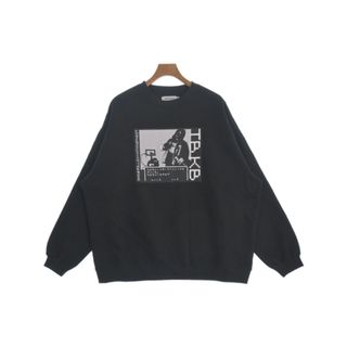 TBPR(TIGHTBOOTH PRODUCTION) スウェット XL 黒 【古着】【中古】(スウェット)