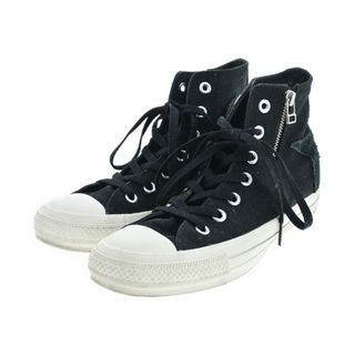 コンバース(CONVERSE)のCONVERSE コンバース スニーカー 24.5cm 黒 【古着】【中古】(スニーカー)