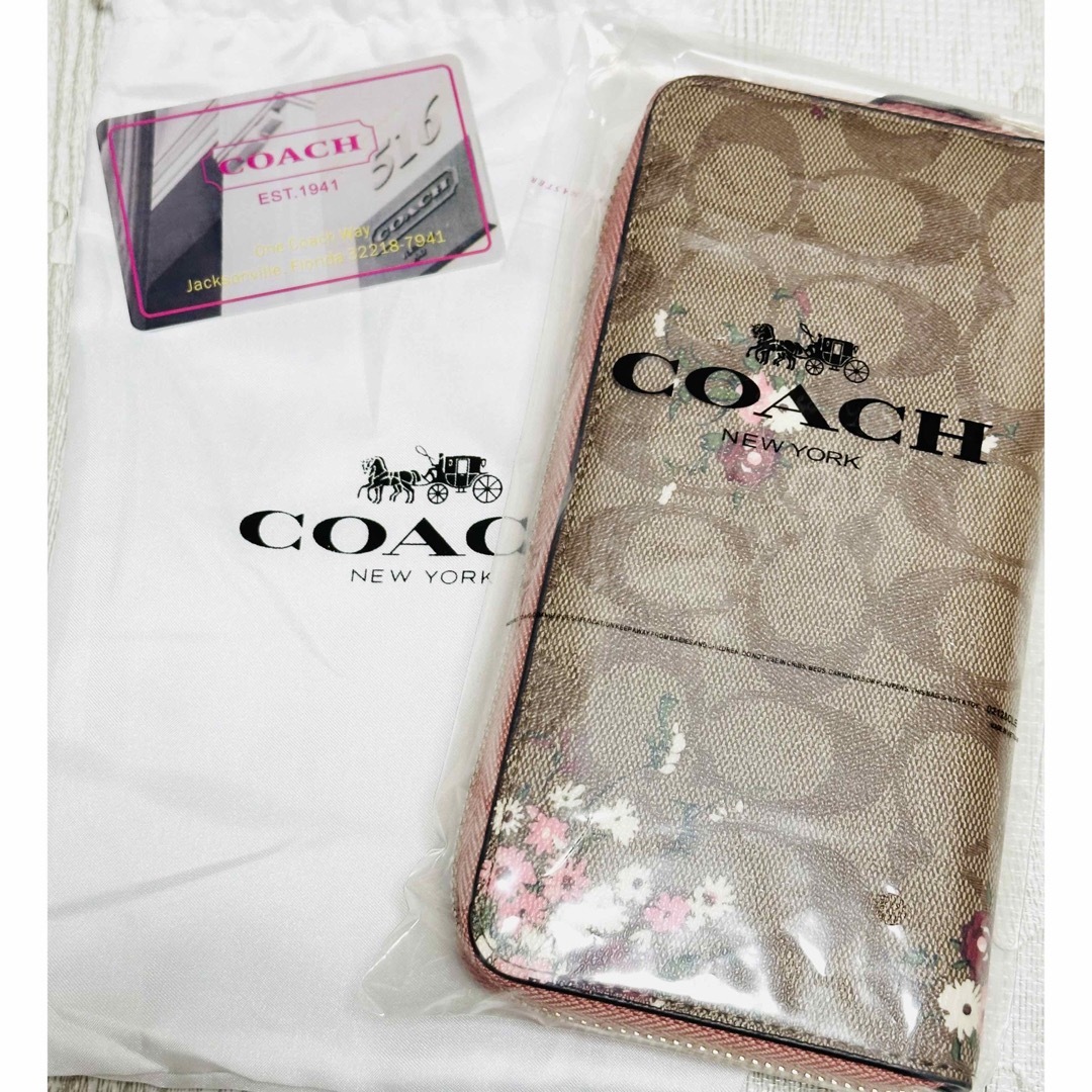 COACH(コーチ)のコーチCOACH 長財布花柄 レディースのファッション小物(財布)の商品写真