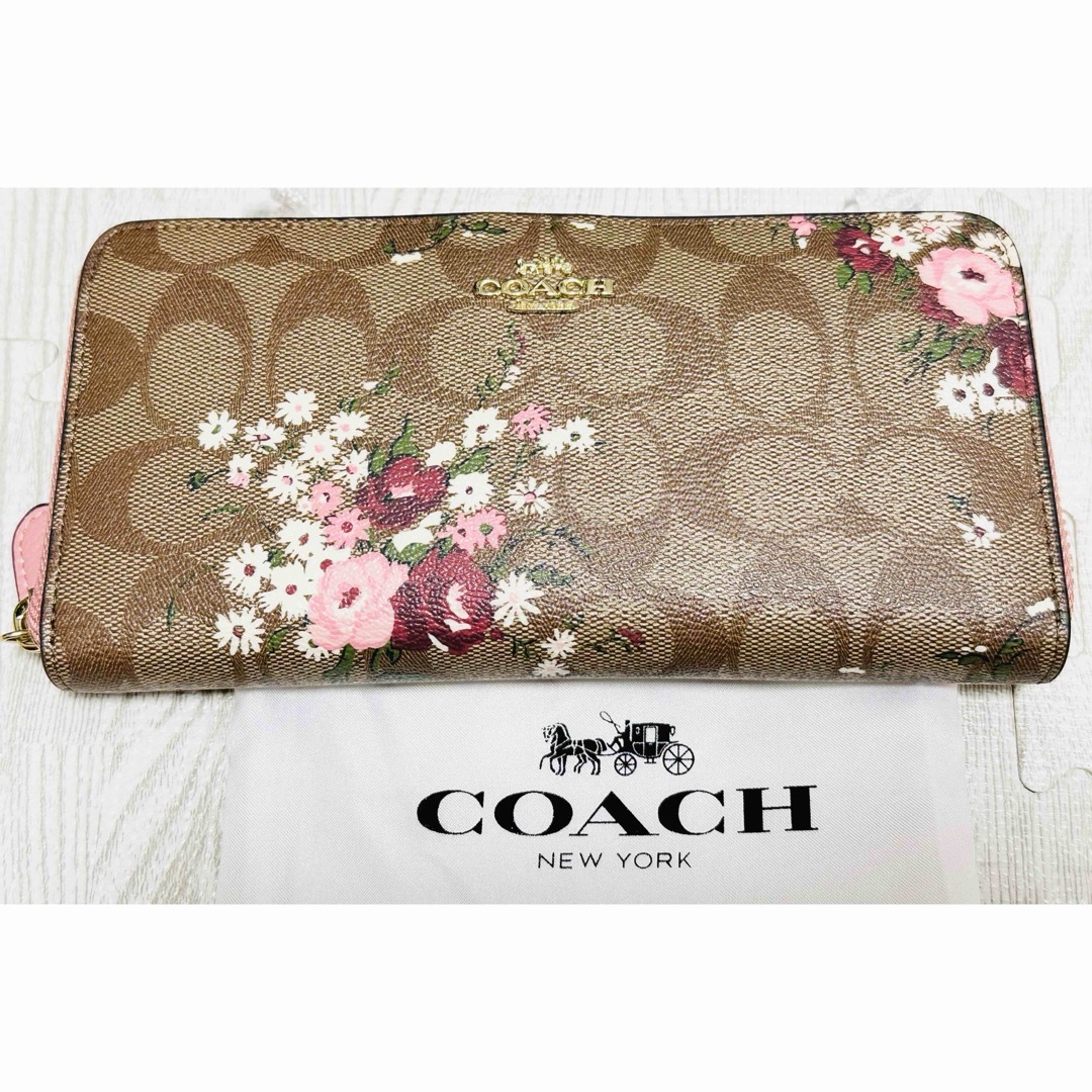 COACH(コーチ)のコーチCOACH 長財布花柄 レディースのファッション小物(財布)の商品写真