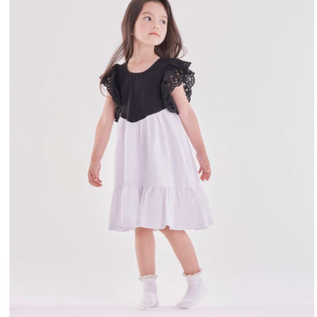 SOOR PLOOM(ソーアプルーム)の子供服Roraフリルレース付きソックス キッズ/ベビー/マタニティのこども用ファッション小物(靴下/タイツ)の商品写真