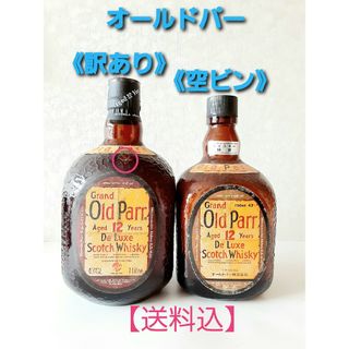 【送料込】グランドオールドパー  12年Old Parr 1Litrl《訳あり》(蒸留酒/スピリッツ)