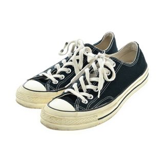 コンバース(CONVERSE)のCONVERSE コンバース スニーカー EU38(24.5cm位) 黒 【古着】【中古】(スニーカー)