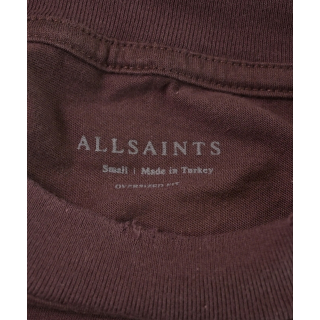 All Saints(オールセインツ)のALLSAINTS オールセインツ Tシャツ・カットソー S 茶系 【古着】【中古】 メンズのトップス(Tシャツ/カットソー(半袖/袖なし))の商品写真