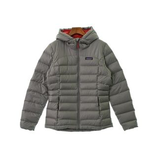 パタゴニア(patagonia)のpatagonia パタゴニア ダウンジャケット/ダウンベスト S グレー 【古着】【中古】(ダウンジャケット)