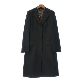 ドルチェアンドガッバーナ(DOLCE&GABBANA)のDOLCE&GABBANA チェスターコート 38(S位) 黒 【古着】【中古】(チェスターコート)