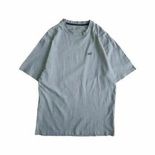 リーボック(Reebok)のReebok リーボック グレー ワンポイント Tシャツ 刺繍ロゴ(Tシャツ/カットソー(半袖/袖なし))