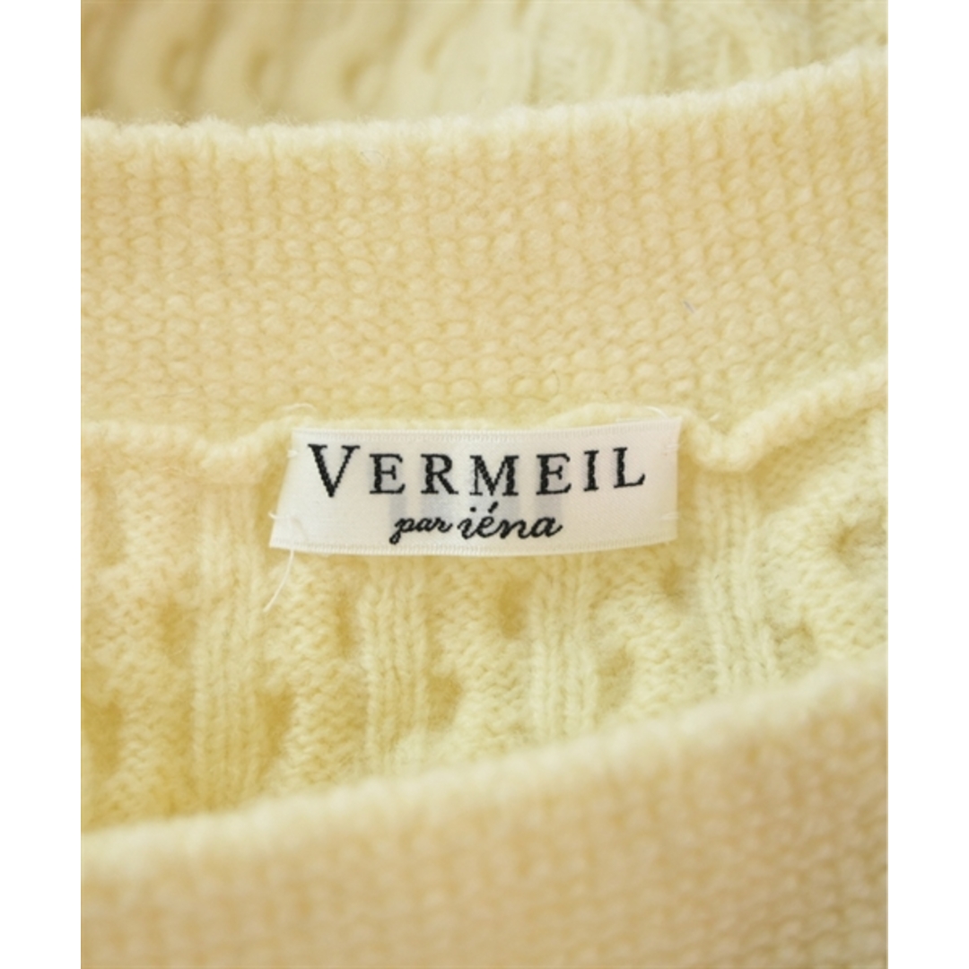 VERMEIL par iena(ヴェルメイユパーイエナ)のVERMEIL par iena ニット・セーター F クリーム 【古着】【中古】 レディースのトップス(ニット/セーター)の商品写真