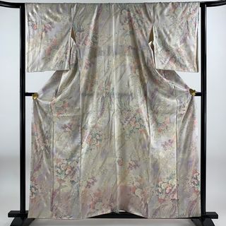 小紋 身丈161cm 裄丈64.5cm 正絹 優品 【中古】(着物)