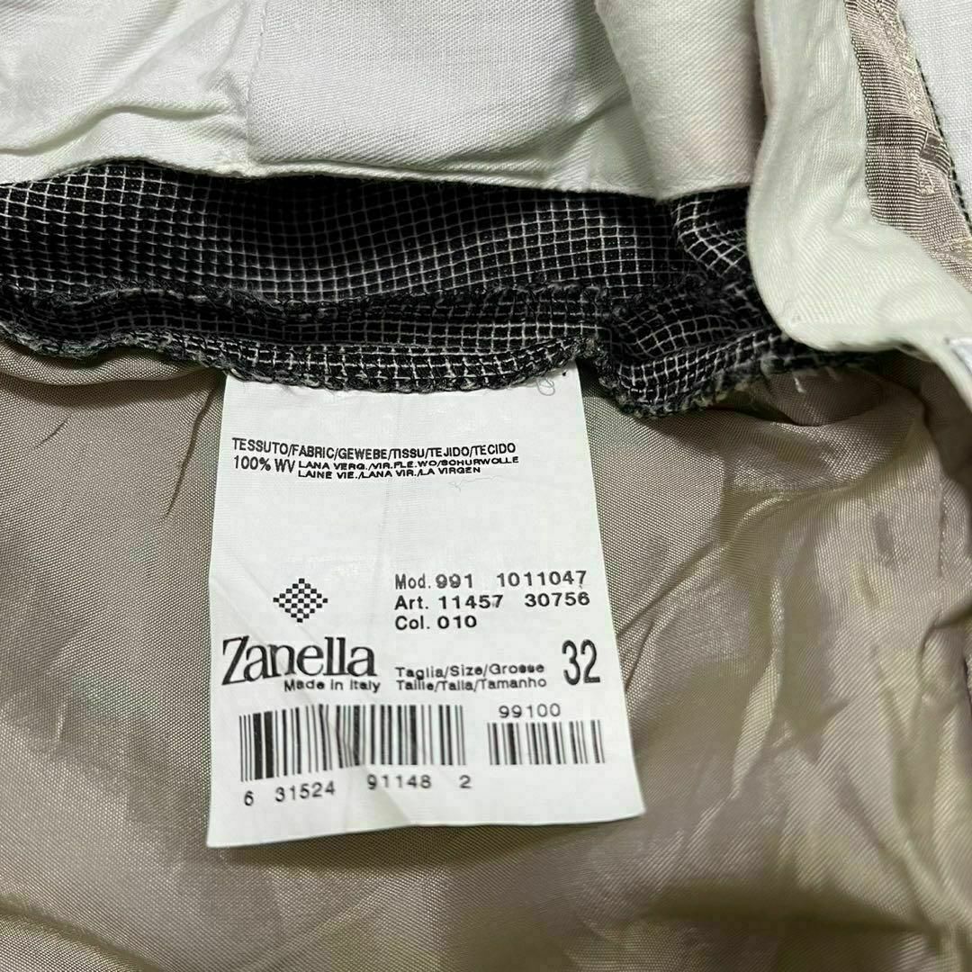 Zanella ザネッラ イタリア製 スラックス 32 グレー メンズのパンツ(スラックス)の商品写真