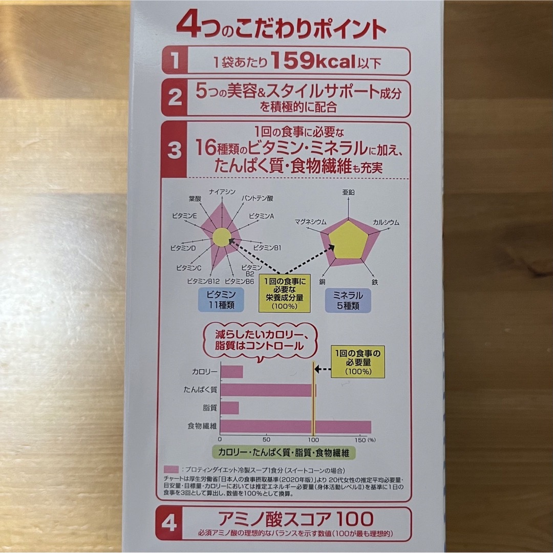 DHC(ディーエイチシー)のDHC プロテインダイエット 冷製スープ 6袋 食品/飲料/酒の健康食品(プロテイン)の商品写真