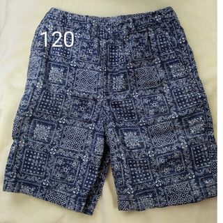 ユニクロ(UNIQLO)の【中古・120】ユニクロ　ハーフパンツ（レインスプーナー）(パンツ/スパッツ)