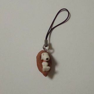 スヌーピー(SNOOPY)のスヌーピー　ストラップ　あんぽ柿　非売品(ノベルティグッズ)