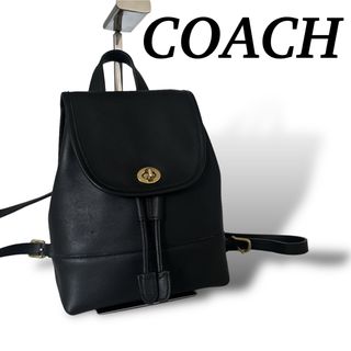 コーチ(COACH)のオールドコーチ　ミニリュック　ターンロック　ゴールド金具　ブラック　9960(リュック/バックパック)