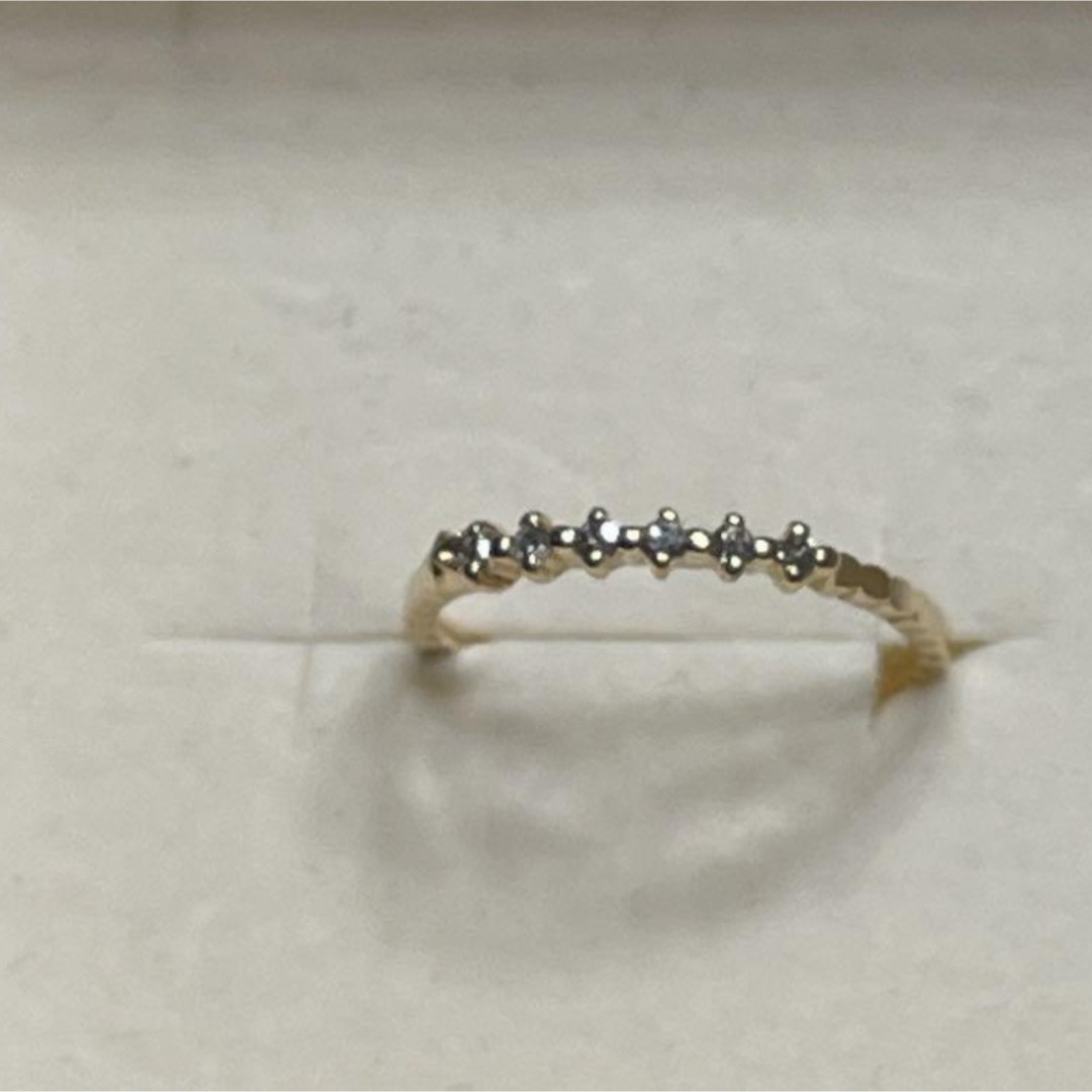 NOJESS(ノジェス)のノジェス k10 ダイヤモンドリング ピンキー レディースのアクセサリー(リング(指輪))の商品写真