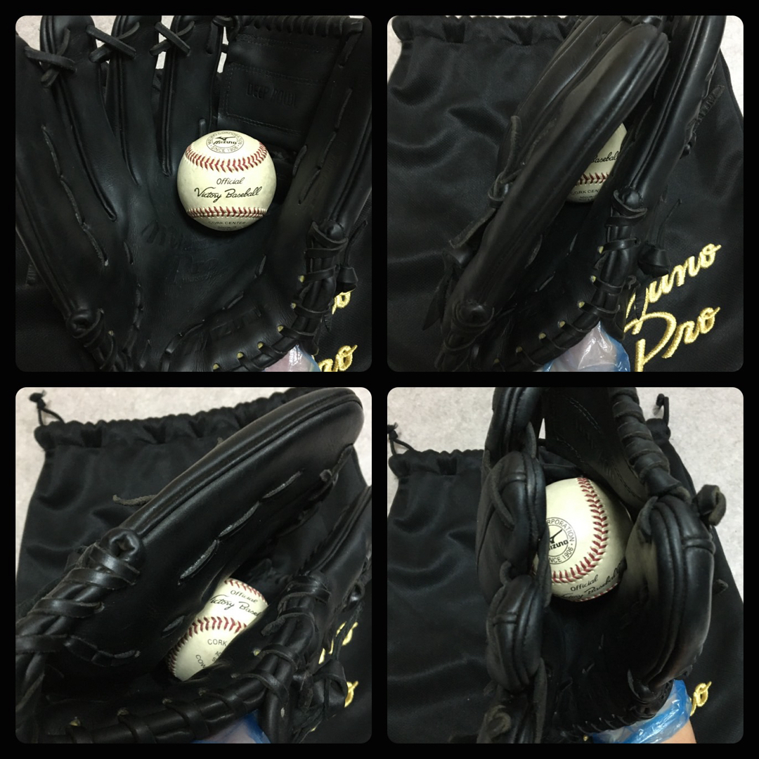 Mizuno Pro(ミズノプロ)のミズノプロ Mマーク 激レア D-up Zone 一般 硬式 左 投手 グローブ スポーツ/アウトドアの野球(グローブ)の商品写真