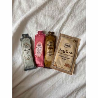 サボン(SABON)の【SABON】ボディスクラブ•ボディローション•シャワーオイル試用見本(ボディスクラブ)