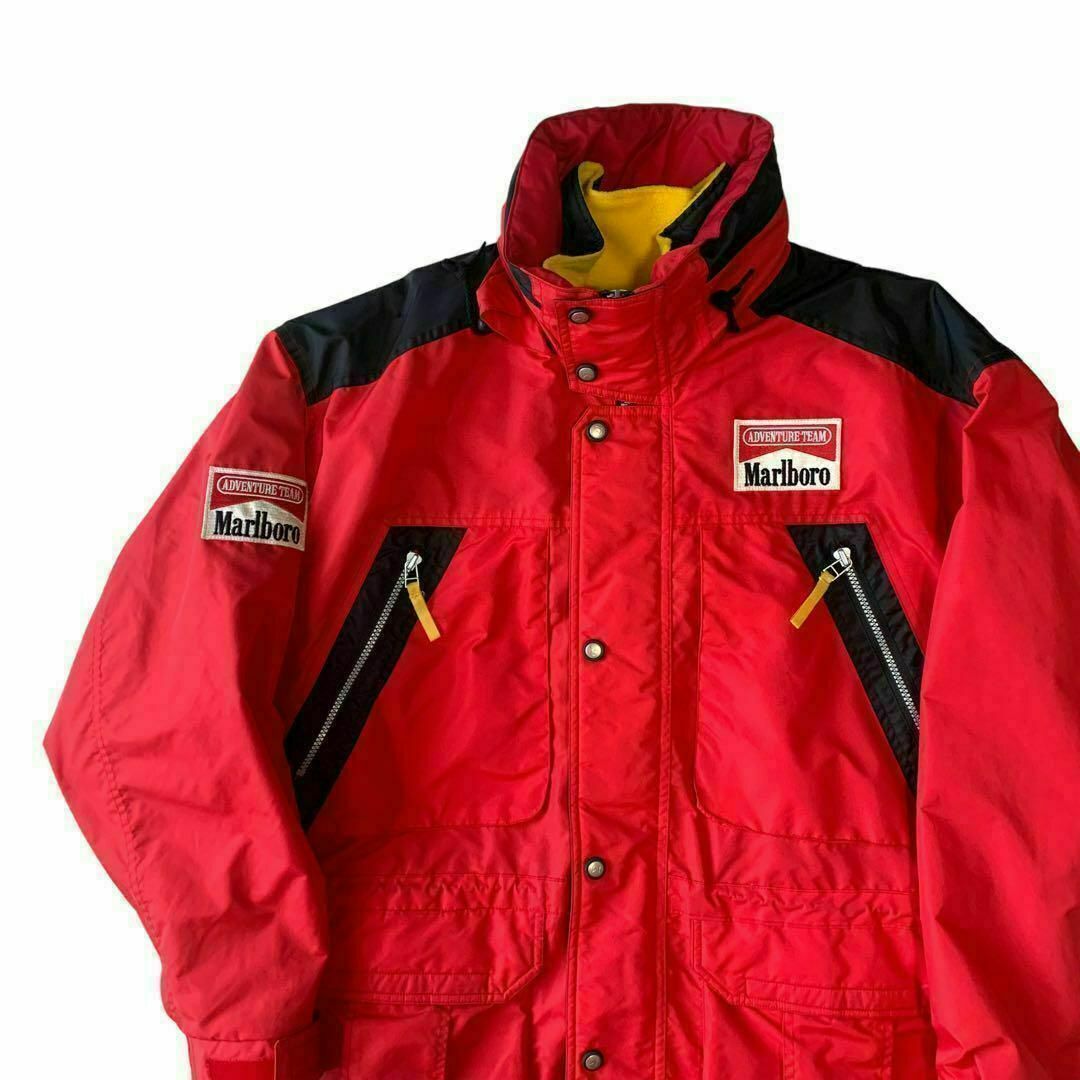 90s Marlboro マルボロ ジップインジップ マウンテンジャケットレッド メンズのジャケット/アウター(マウンテンパーカー)の商品写真