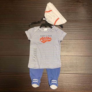 カーターズ(carter's)のカーターズ　未使用タグ付き ベビー服 男の子　野球帽子　6months(Ｔシャツ)