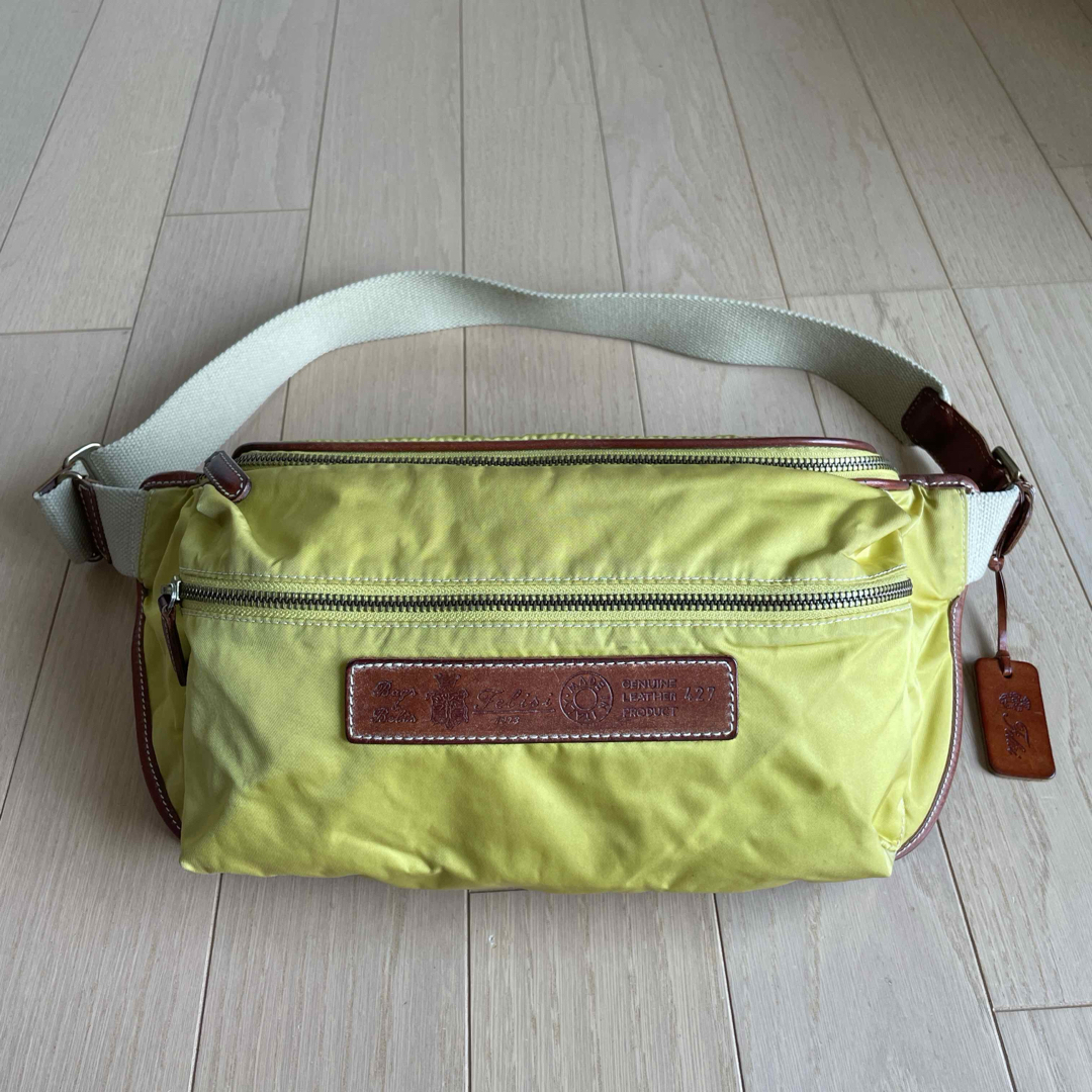 Felisi(フェリージ)のフェリージFelisi ウエストバッグ ボディバッグ427レモンイエロー中古 メンズのバッグ(ボディーバッグ)の商品写真