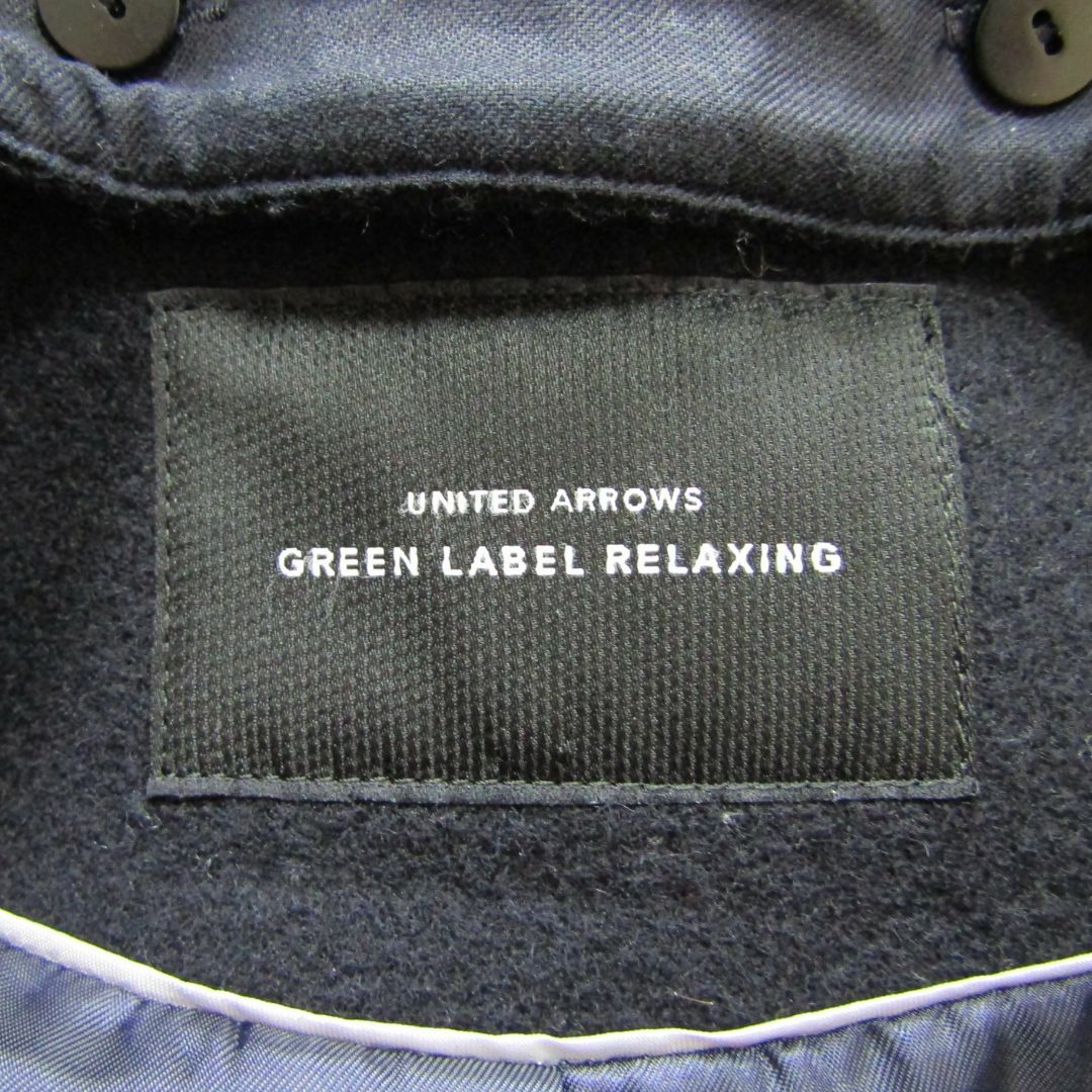 UNITED ARROWS green label relaxing(ユナイテッドアローズグリーンレーベルリラクシング)のグリーンレーベルリラクシング　フード付きノーカラーコート レディースのジャケット/アウター(その他)の商品写真