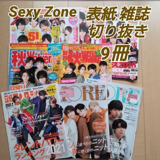 セクシー ゾーン(Sexy Zone)のSexy Zone 表紙 雑誌切り抜き 9冊ガイドジョン Walker MORE(アート/エンタメ/ホビー)