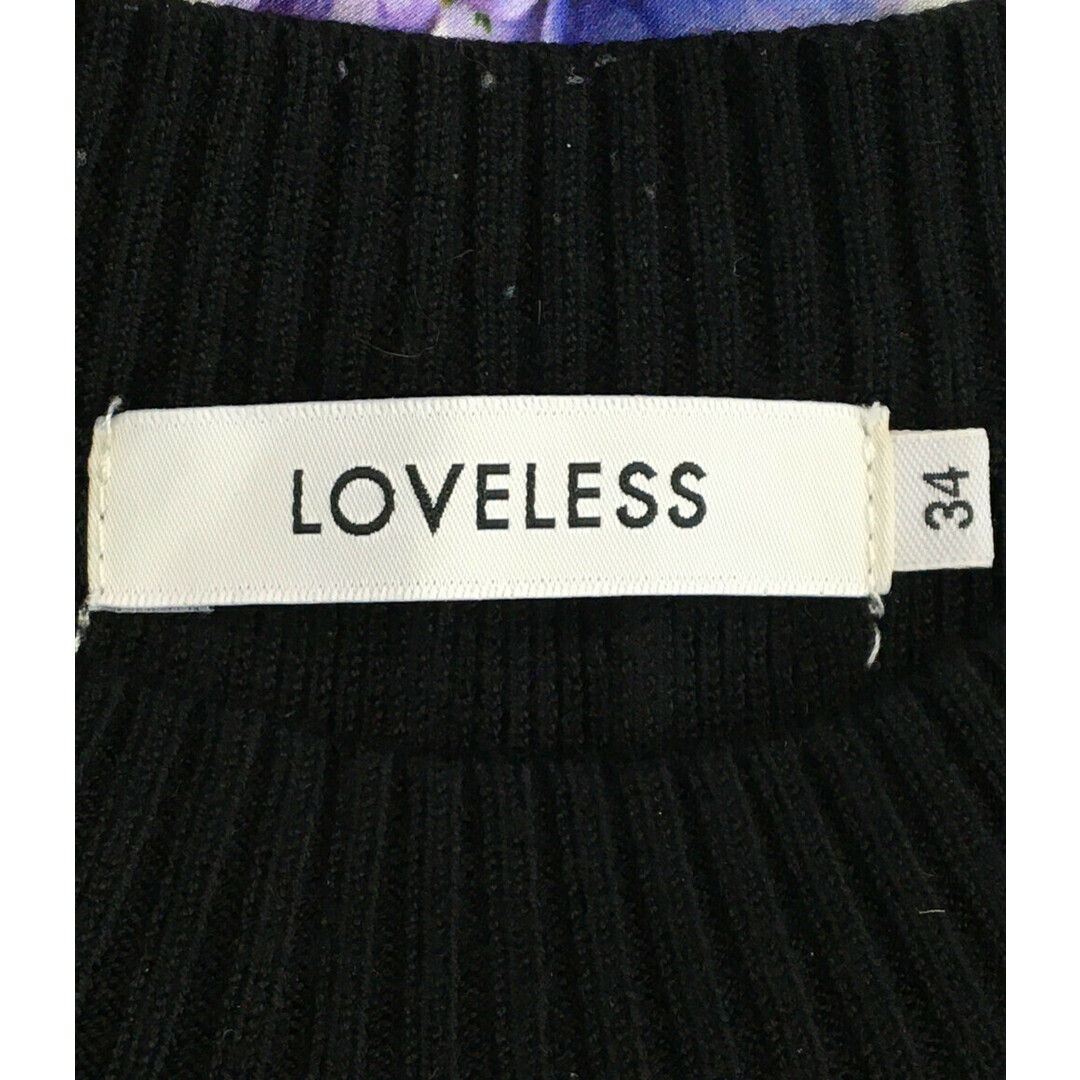 LOVELESS(ラブレス)のラブレス LOVELESS ノースリーブワンピース 花柄 レディース 34 レディースのトップス(ベスト/ジレ)の商品写真