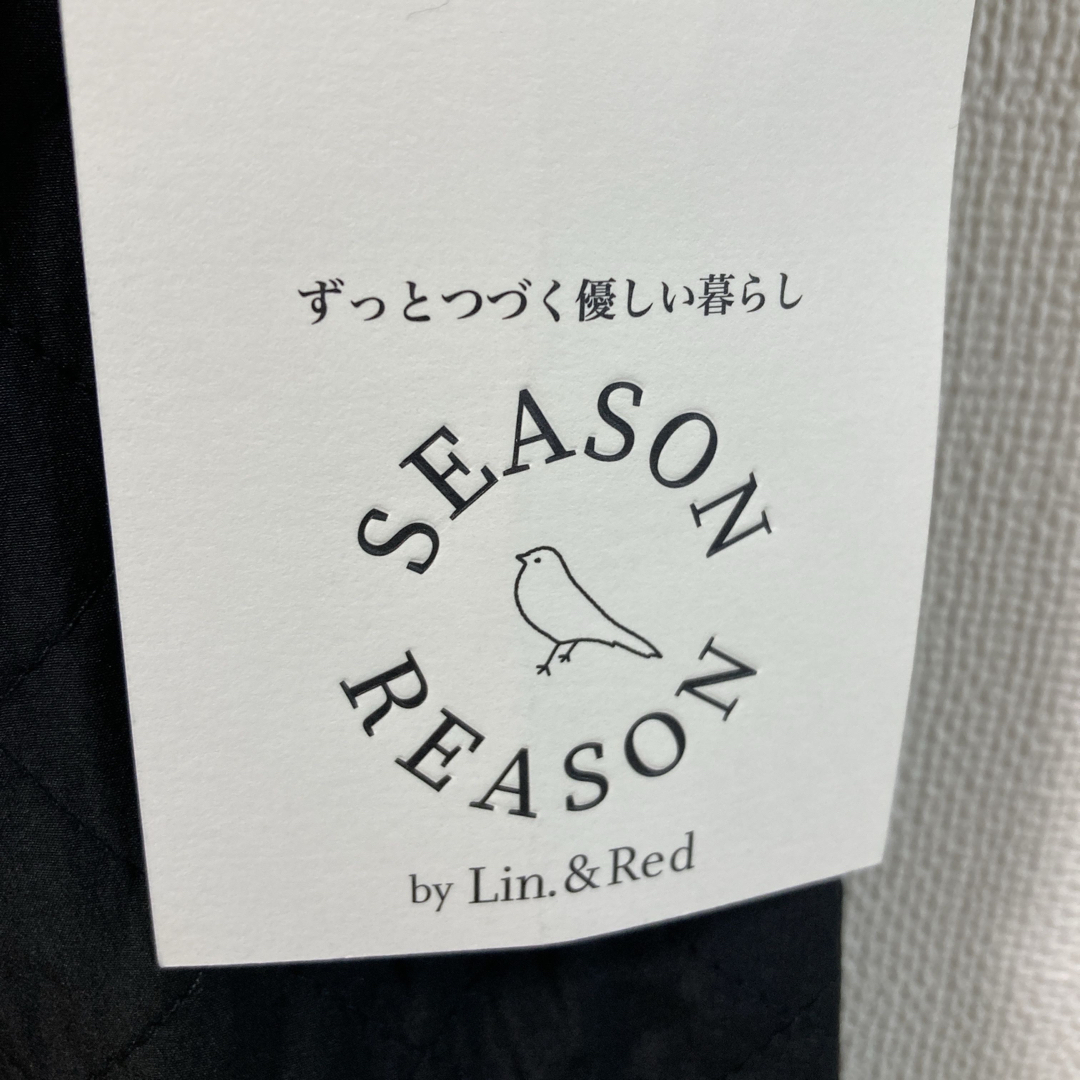 しまむら(シマムラ)のSEASON REASON キルティング　ジャンパースカート　ジャンスカ　黒 レディースのワンピース(ロングワンピース/マキシワンピース)の商品写真