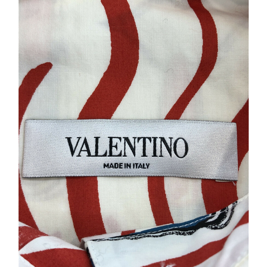 VALENTINO(ヴァレンティノ)のバレンチノ 半袖シャツ ブラウス チュニック リップ柄 レディース 38 レディースのトップス(シャツ/ブラウス(半袖/袖なし))の商品写真