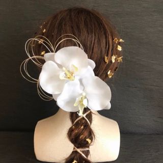 ヘッドドレス 髪飾り ヘアアクセサリー 花 アメリカンフラワーの通販 