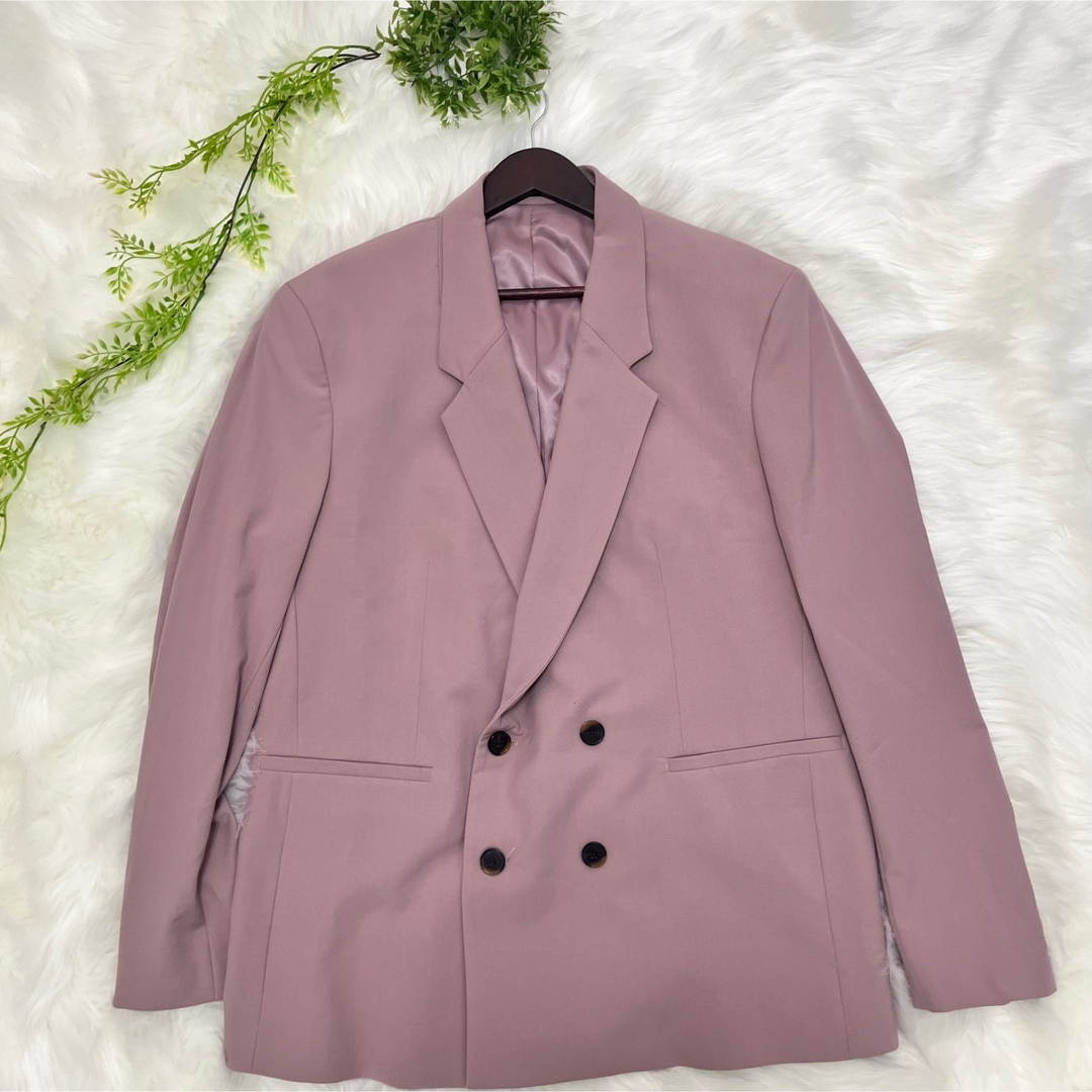 ZARA ザラ セットアップ スーツ ダブル ジャケット パンツ ピンク ZARA ザラ セットアップ スーツ ダブル ジャケット パンツ ピンク