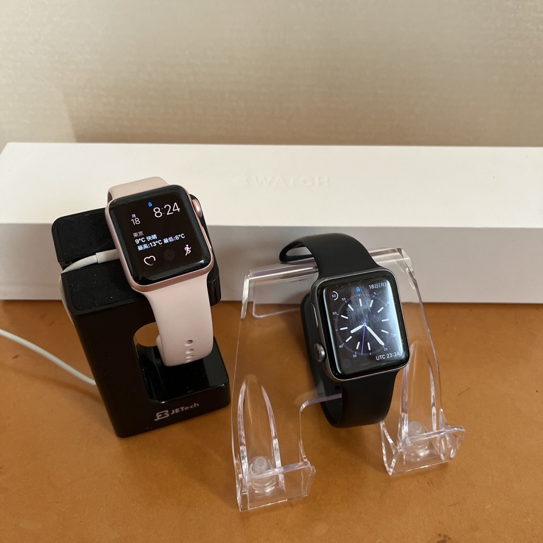 骨董品 Apple Watch2 38mm, 42mm アルミ スポーツバンド スマホ/家電/カメラのスマートフォン/携帯電話(その他)の商品写真