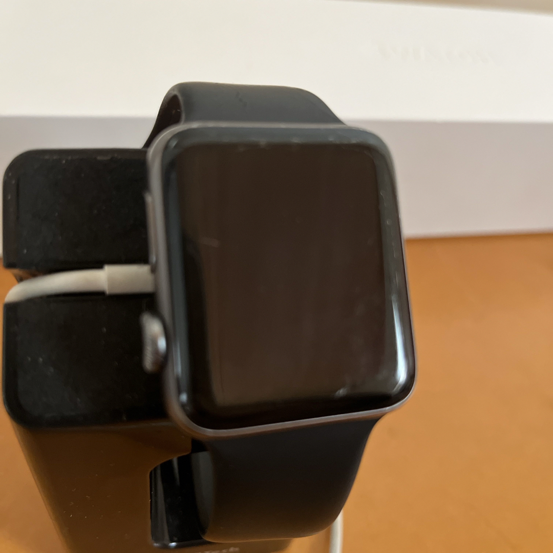 骨董品 Apple Watch2 38mm, 42mm アルミ スポーツバンド スマホ/家電/カメラのスマートフォン/携帯電話(その他)の商品写真