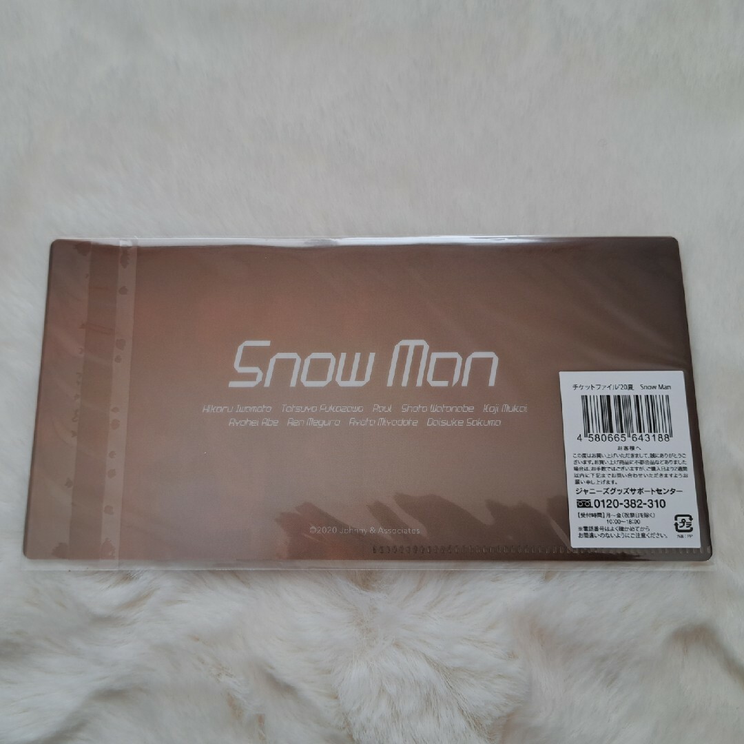 Snow Man(スノーマン)の新品　Snow Man　チケットファイル エンタメ/ホビーのタレントグッズ(アイドルグッズ)の商品写真