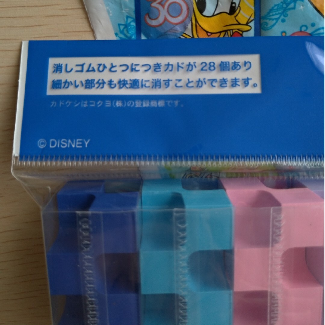 Disney(ディズニー)の【未使用】TOKYO Disney RESORT  カドケシ　8コ　消しゴム エンタメ/ホビーのおもちゃ/ぬいぐるみ(キャラクターグッズ)の商品写真