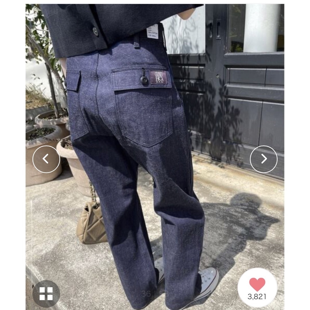 Spick & Span(スピックアンドスパン)の即完売【GUNG HO / ガンホー】FATIGUE TROUSER レディースのパンツ(カジュアルパンツ)の商品写真