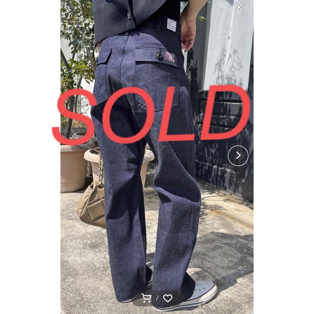 Spick & Span(スピックアンドスパン)の即完売【GUNG HO / ガンホー】FATIGUE TROUSER レディースのパンツ(カジュアルパンツ)の商品写真