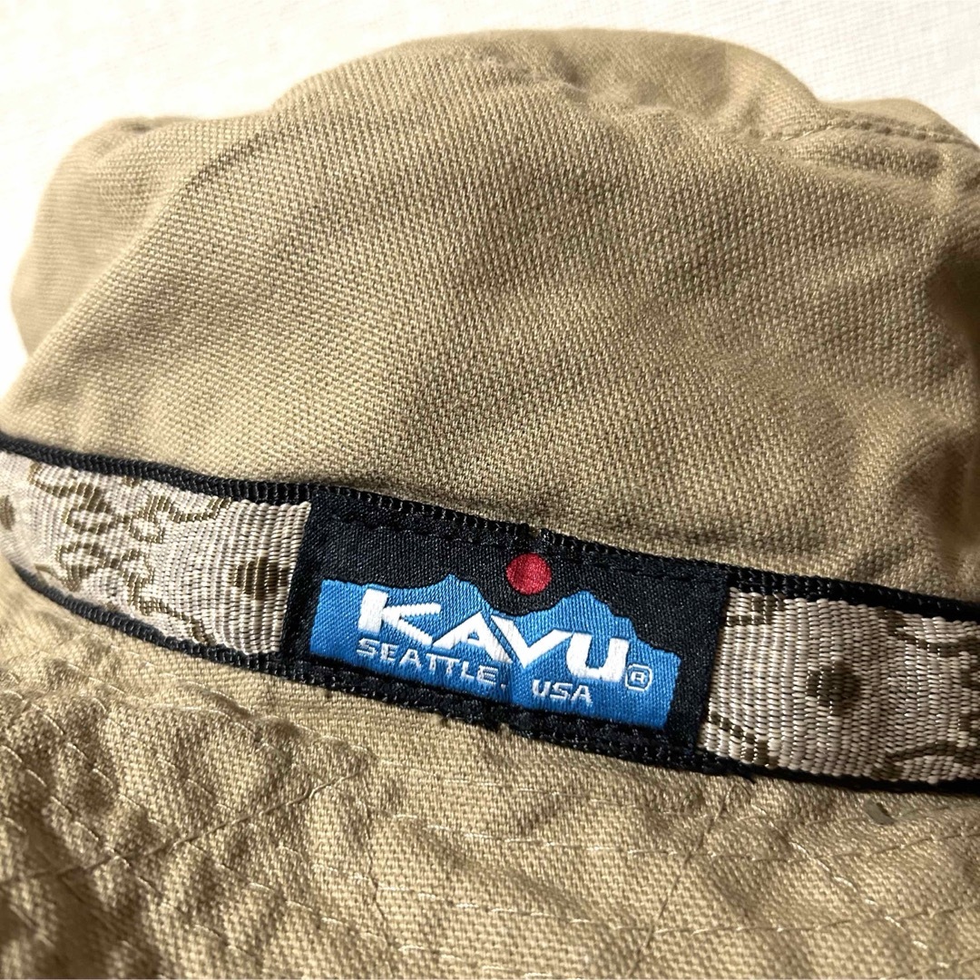 KAVU(カブー)のちょい小さめ！USA製-Sサイズ  KAVU カブー古着バケットハット サファリ メンズの帽子(ハット)の商品写真