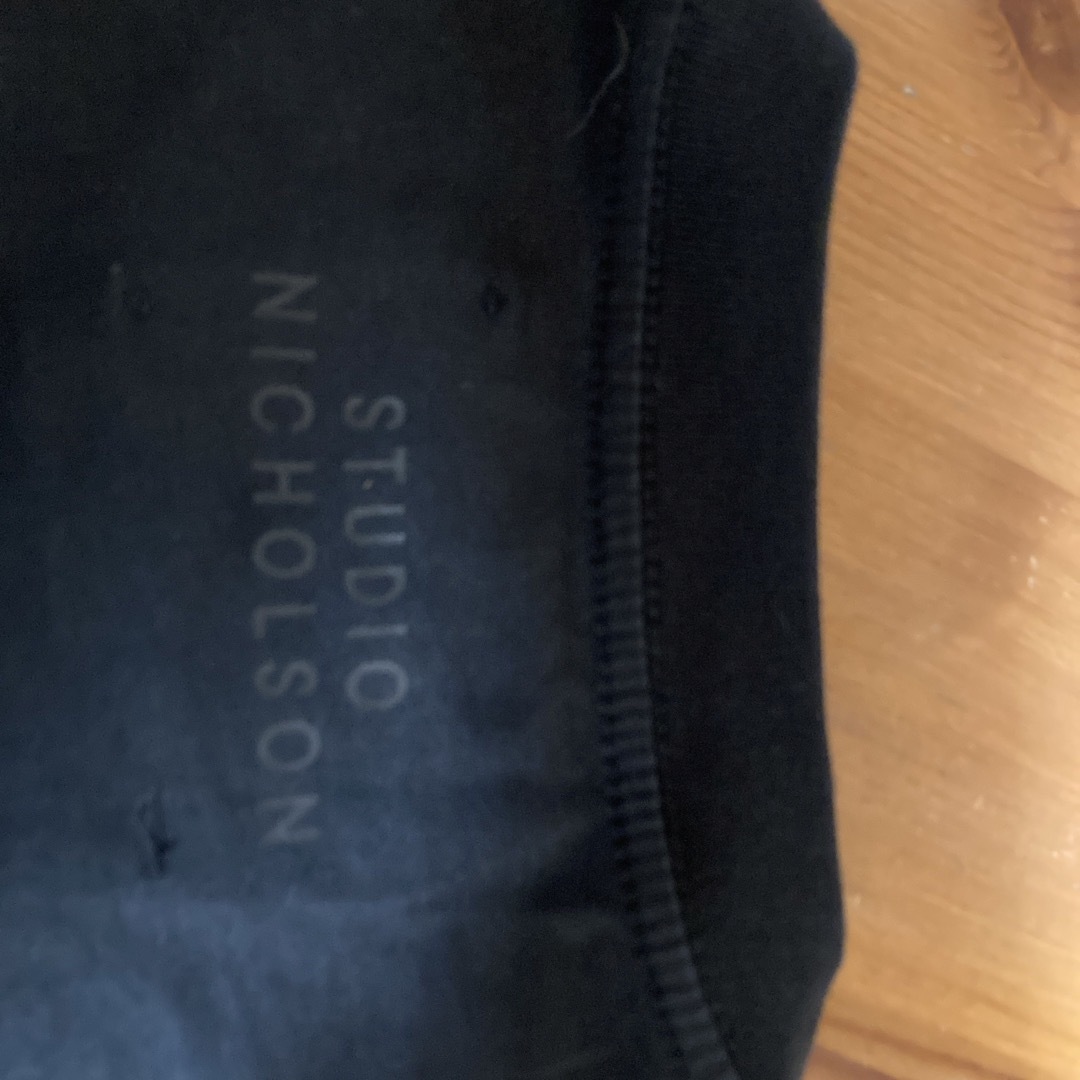 STUDIO NICHOLSON(スタジオニコルソン)のSTUDIO NICHOLSON ワイドショートTシャツ 01 レディースのトップス(シャツ/ブラウス(長袖/七分))の商品写真